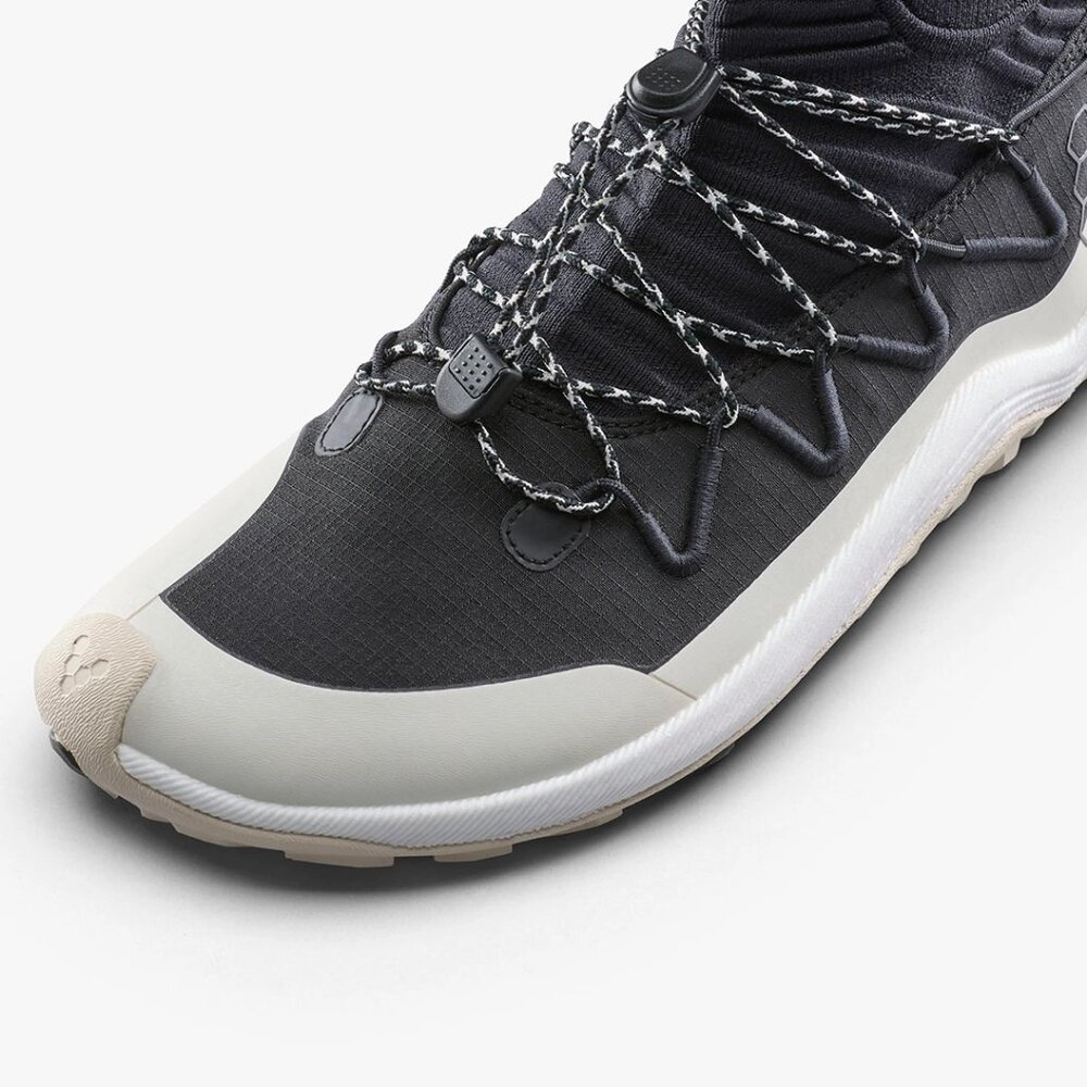 Vivobarefoot Primus Trail Flow Mid Womens in Obsidian - Picture 12 of 14